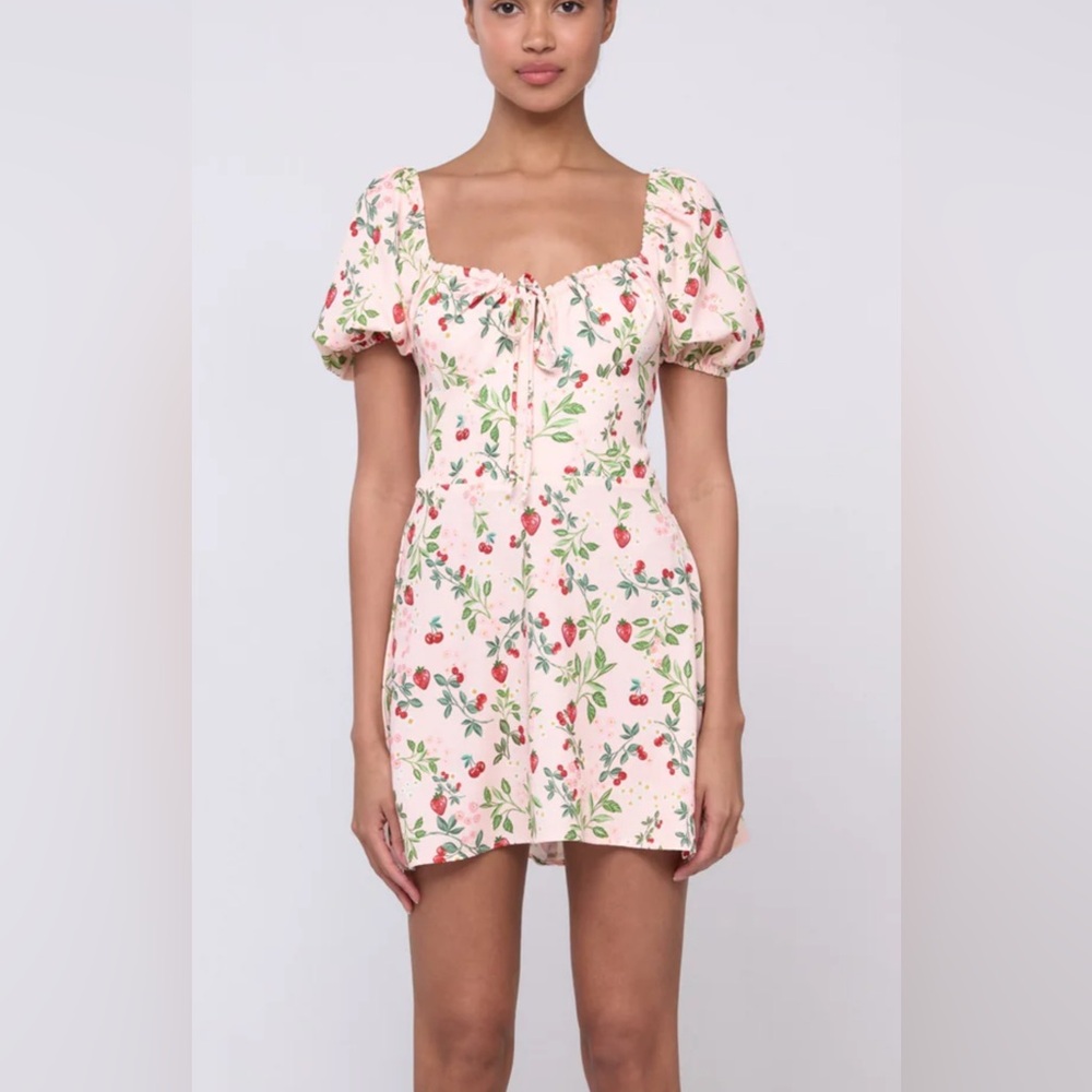 Floral Puff Sleeve Dress